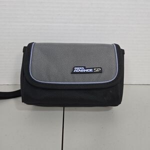 Vtg Game Boy Advance Travel Bag OEM Nintendo GBA Carry Case Black/Blue/Gray